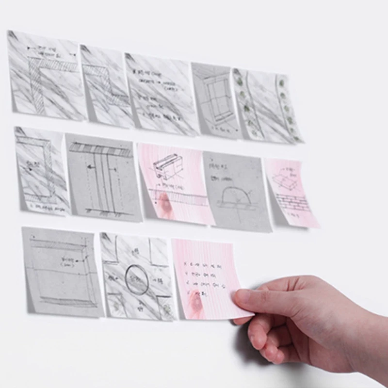 

Cute Stone Texture Memo Pad Kawaii Stationery Office Supplies Diy School Scrapbooking Sticky Notes Planner Stationery