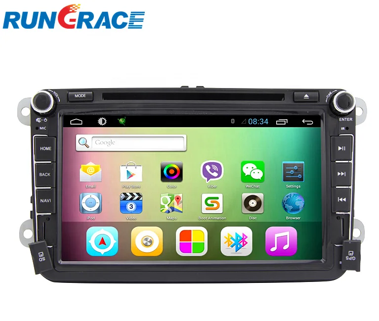 

8-дюймовый OEM android двойной din четырехъядерный процессор 16G телефон для polo/golf/tiguan jetta/passat/skoda rapid