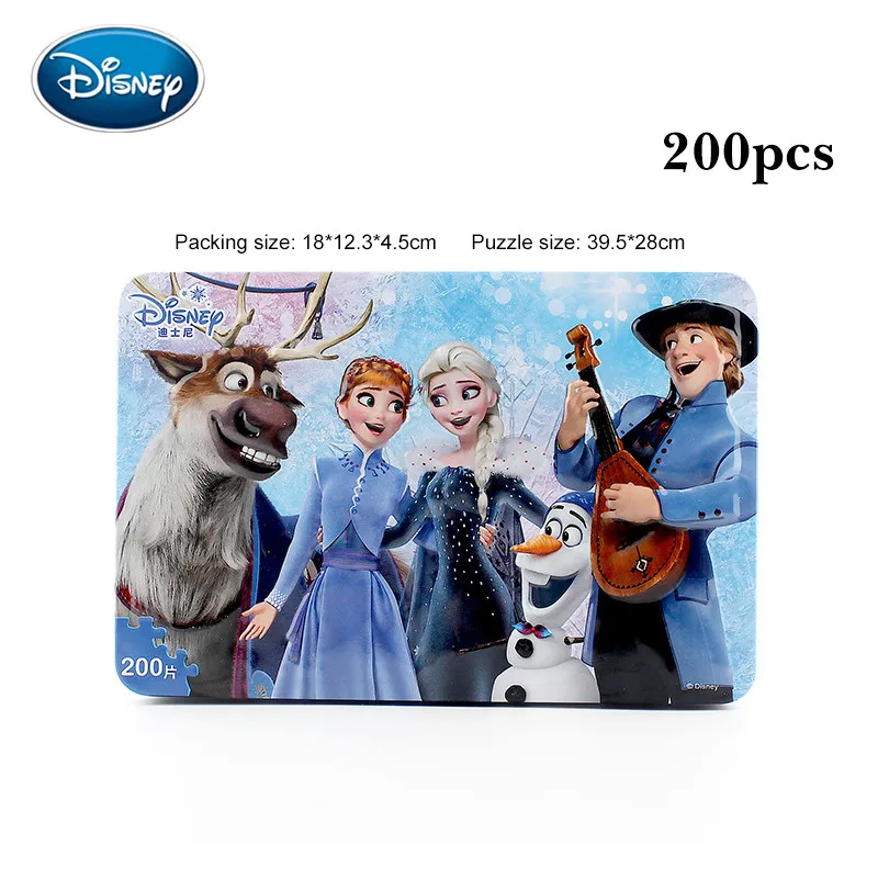 Дисней Холодное сердце 2 железная коробка для хранения 200 шт. деревянные