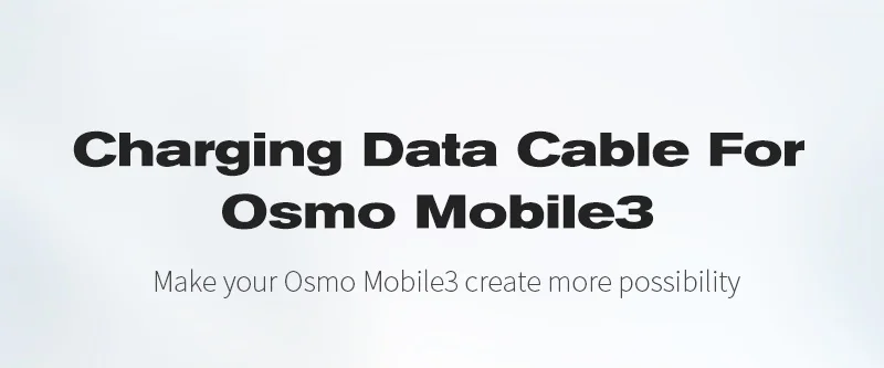 Для DJI OSMO Mobile 3 ручной карданный стабилизатор зарядный кабель 35 см локоть USB зарядное устройство подключить провод DJI OSMO Мобильные аксессуары