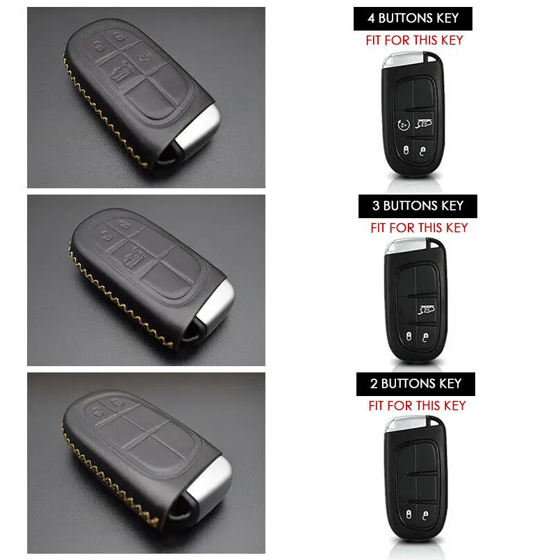 Чехол для автомобильного пульта дистанционного управления из натуральной кожи