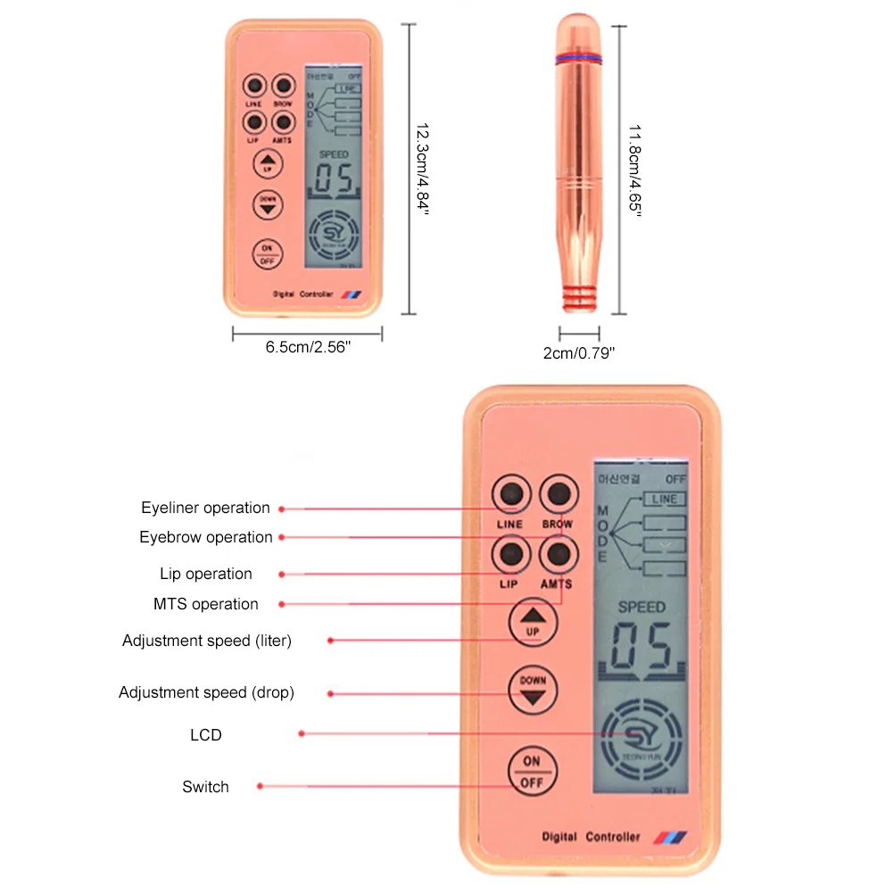 Тату-машинка с подводкой для губ 6 в 1 ручкой | Красота и здоровье