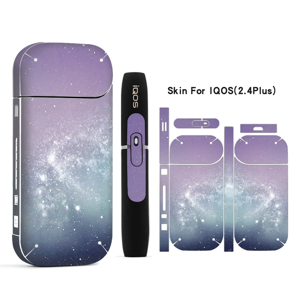 7 Galaxy наклейка печать кожи для IQOS наклейка 2,4 Plus 2,4 p электронная сигарета обложка чехол - Цвет: 7