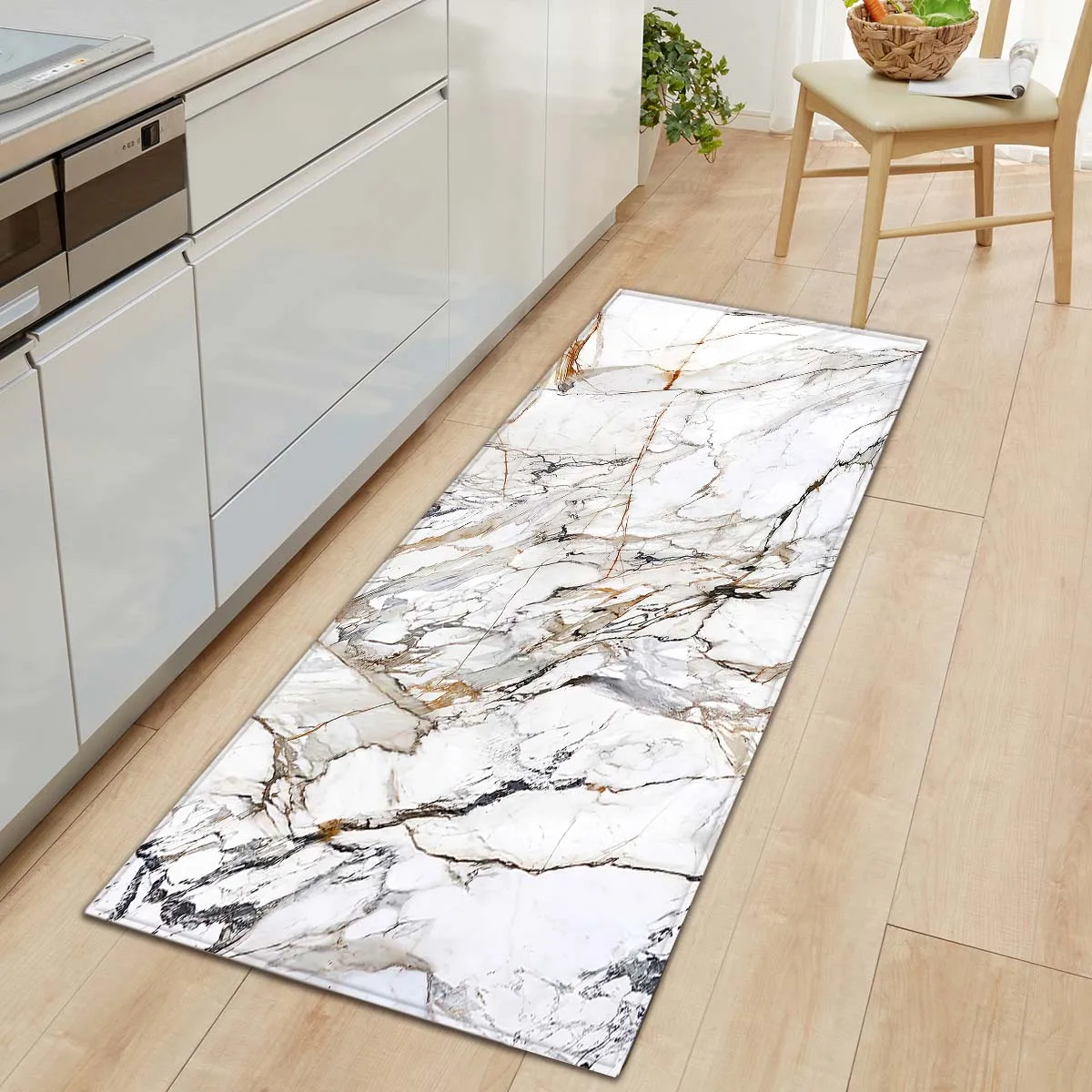 marble kitchen carpet mat flannel entrance door mat soft non slip doormats for living room bedroom kitchen bathroom free global shipping