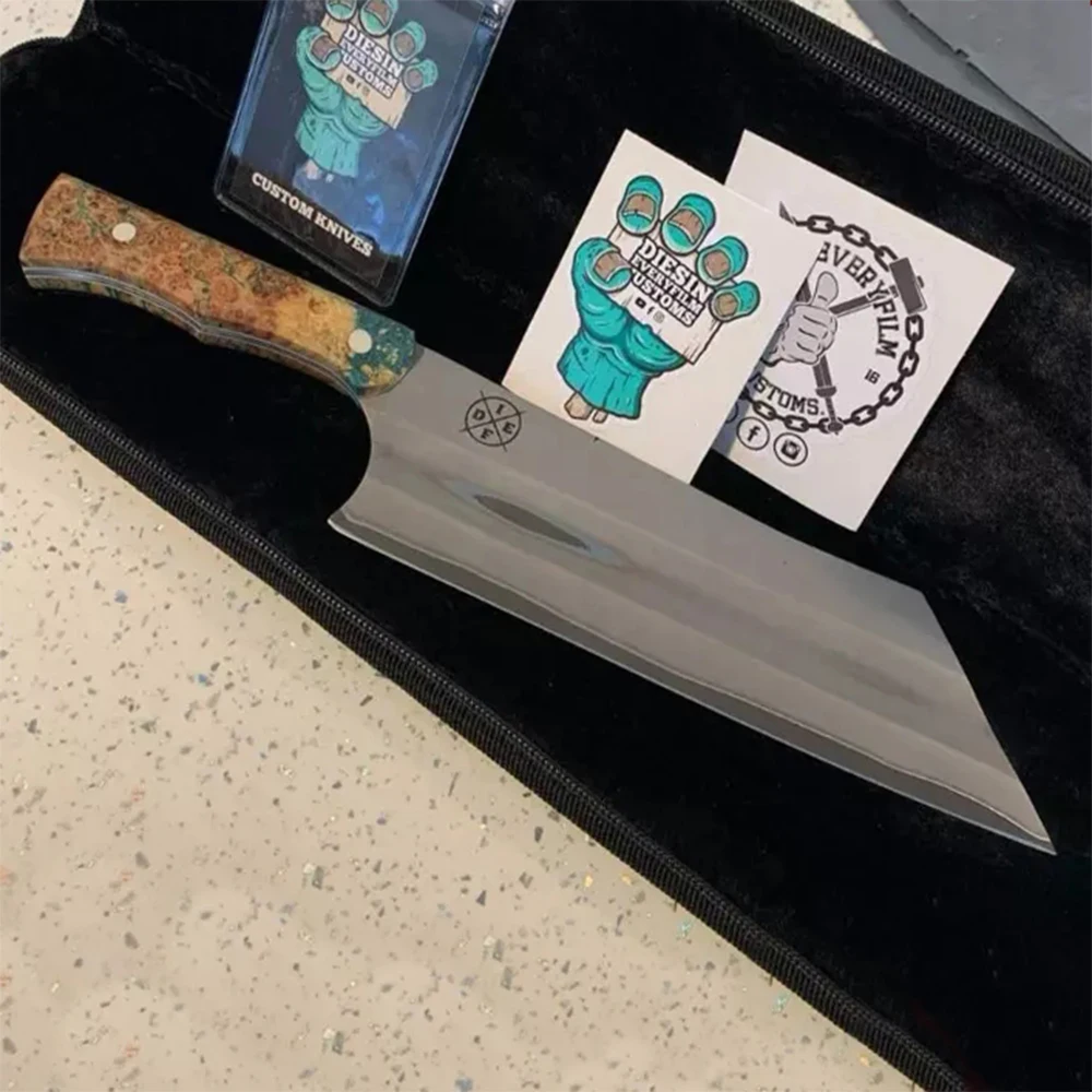 Chuyển MIKALA выполненное на Bếp Thép Không Gỉ Kiểu японский Đầu дао Santoku Cắt Trái Cây Thịt Рау