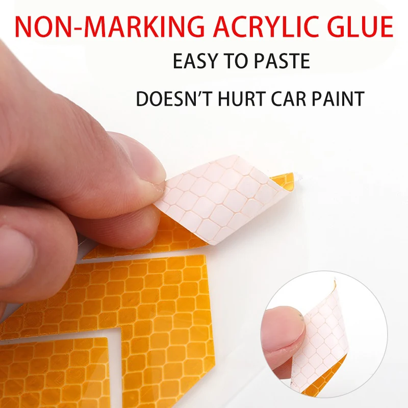 

For DS SPIRIT DS3 DS4 DS4S DS5 DS 5LS DS6 DS7 WILD RUBIS Car Bumper Reflector Sticker Custom Car Logo Safety Warning Mark