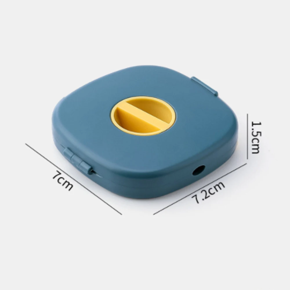 

2021 Popular Portable Round Rotatable Wire Organizer Cord Cable Winder Management Storage Box For Charging Data Line 3 Colors