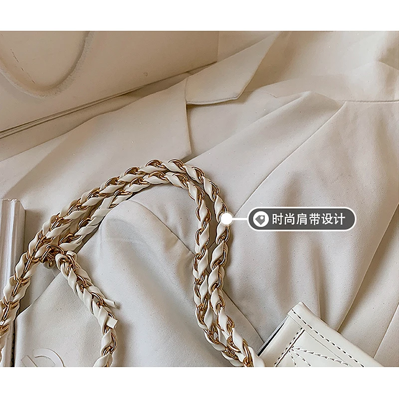 

Chain Bag Female Summer 2021 New Trendy Fashion One-Shoulder Underarm Bag Wild Casual Niche Two-In-One Messenger Bag
