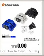 CNSPEED крыло шайбы алюминиевые винты 6 мм шайбы и болт для Honda Civic Integra RSX EK EG DC 8 шт./компл. YC101329