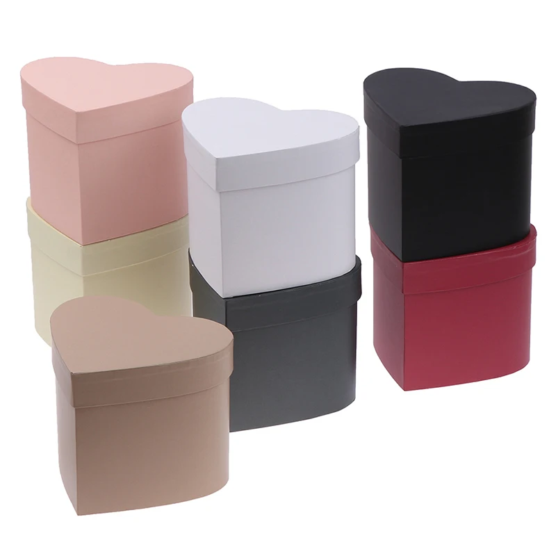 

Florist Hat Boxes Heart Shaped Box Candy Boxes Gift Box Packaging Boxes for Gifts Christmas Flowers Gifts Living Vase