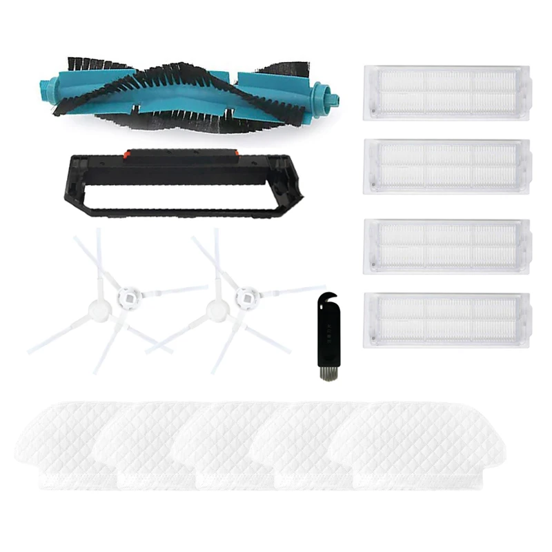 

Main Side Brush Disposable Mop Rag for Viomi V2 Pro V3 Mop Filter HEPA V-RVCLM21B Mijia STYJ02YM Conga 3490 Accessories