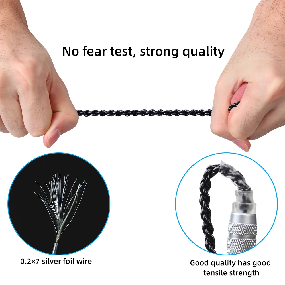 Модернизированный кабель для наушников FDBRO 2 5/3 5 мм посеребренный медный провод