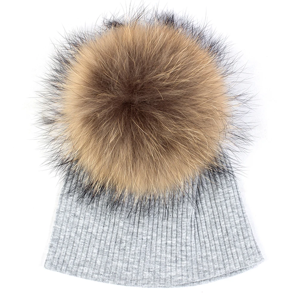 Очаровательная деревянная Милая ребристая детская шапочка милая однотонная с