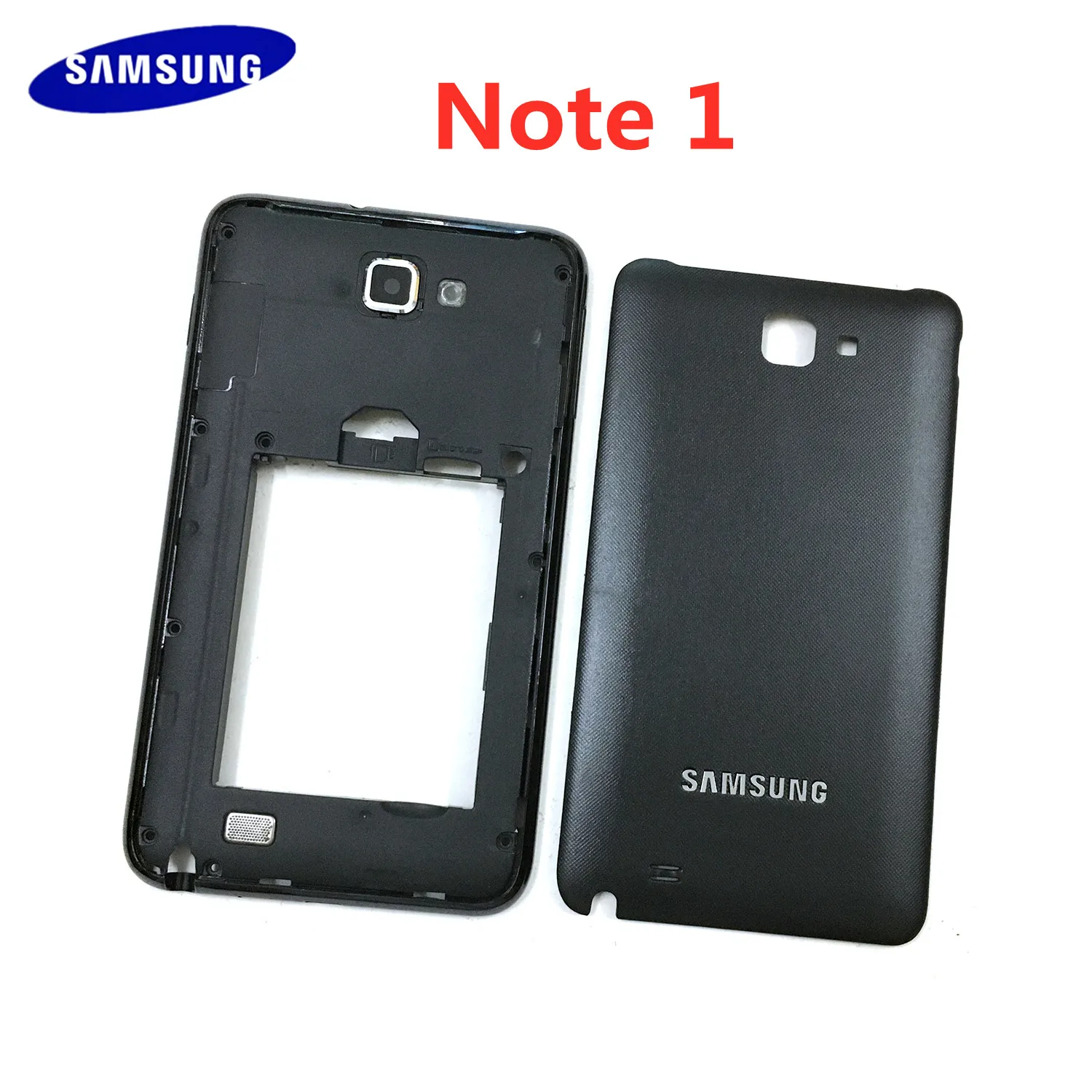 Для Samsung Galaxy Note 1 N7000 i9220 корпус средняя рамка Крышка + задняя крышка батарейного
