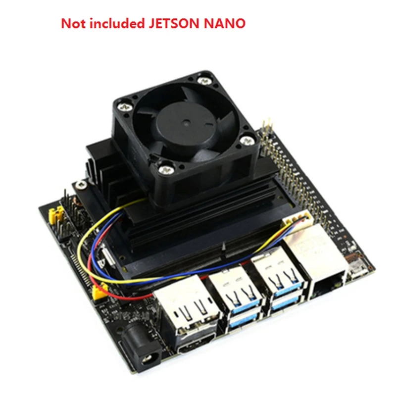 for Jetson Nano Cooling Fan 5V 4PIN Reverse-Proof PWM Speed Adjustment Strong Air | Компьютеры и офис