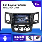 Автомобильное радио, стерео для Toyota Fortuner Hilux Revo 2004-2014, GPS-навигация, мультимедийный видеоплеер, авто с аксессуарами, головное устройство