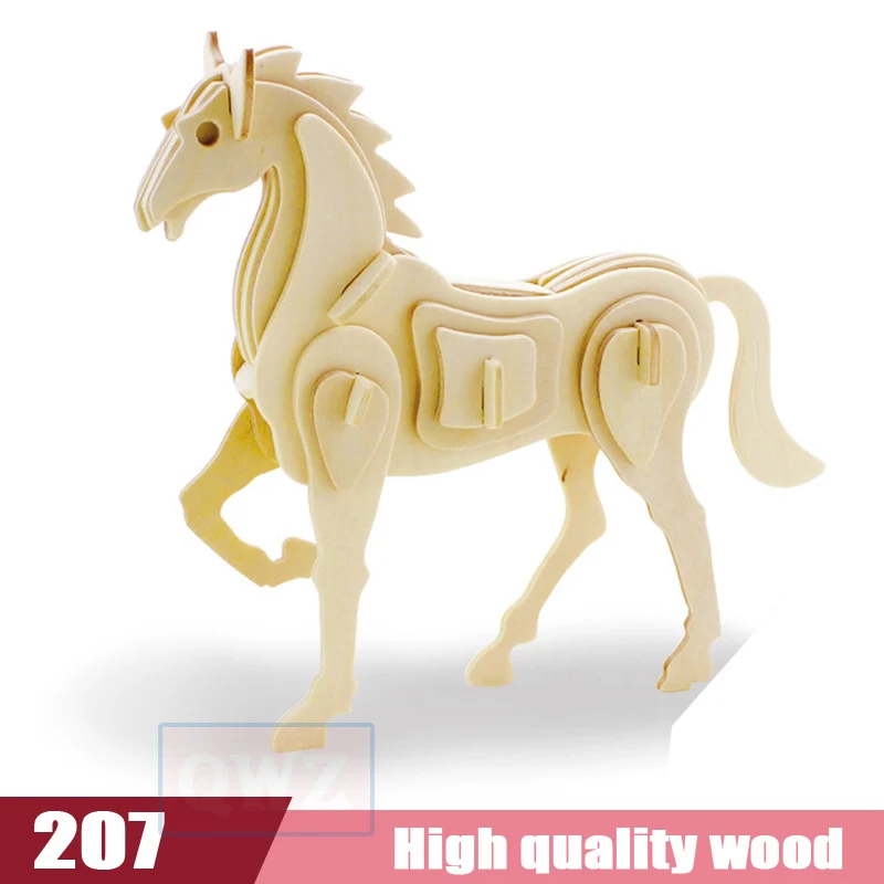 18 видов лазерной резки деревянные DIY 3D головоломка подарок для игры для детей ребенок друг модель строительные наборы популярные игрушки в подарок на день рождения