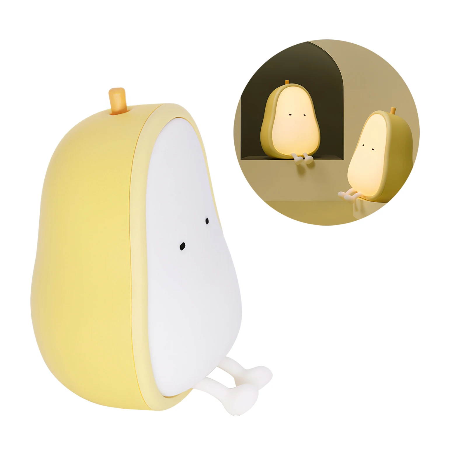 СВЕТОДИОДНЫЙ ночник в форме фруктов прикроватный светильник груши с USB для