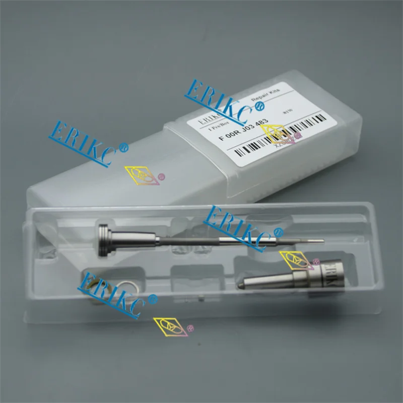 

ERIKC F 00R J03 483 Common Rail Injector Repair Kit F00RJ03483 Nozzle DLLA144P1707 Valve F 00R J01 941 for Bosch
