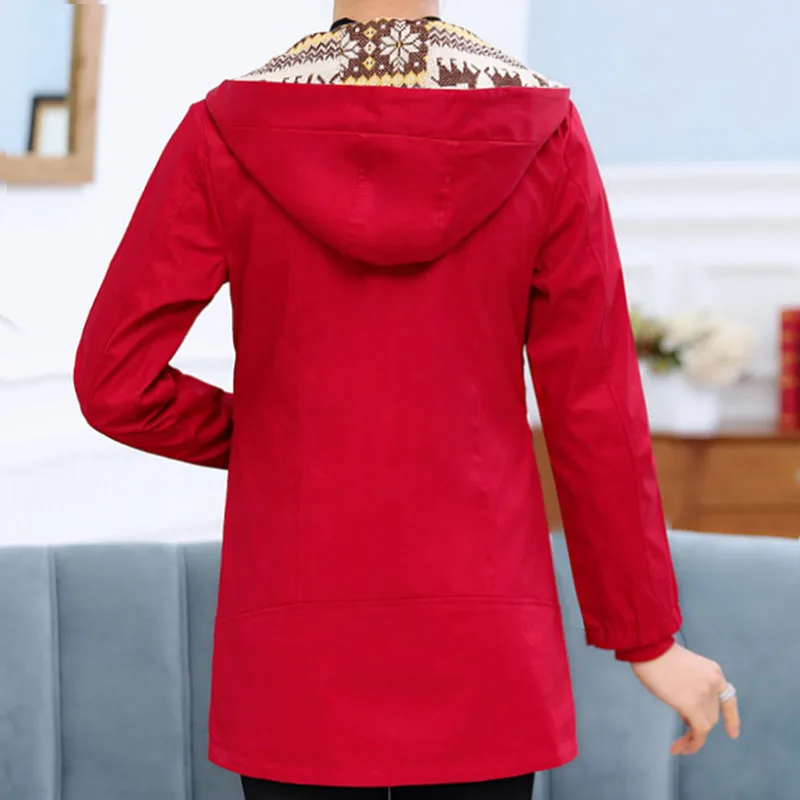 Новый весенне-осенний длинный плащ женская Повседневная Верхняя одежда с