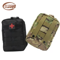outdoor nylon waist pack molle pouch tactical first aid kits medical bag travel camping climbing bag pouch black emergency case