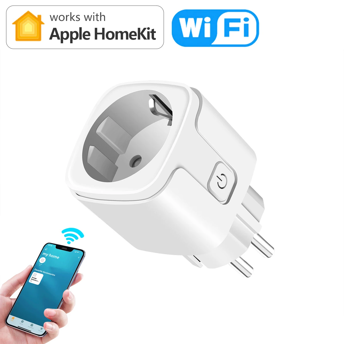 

Smart Home WIFI Switch Homekit Socket EU US Plug Smart Wireless Light Controller Module Work Remote Switch Wifi Domotica