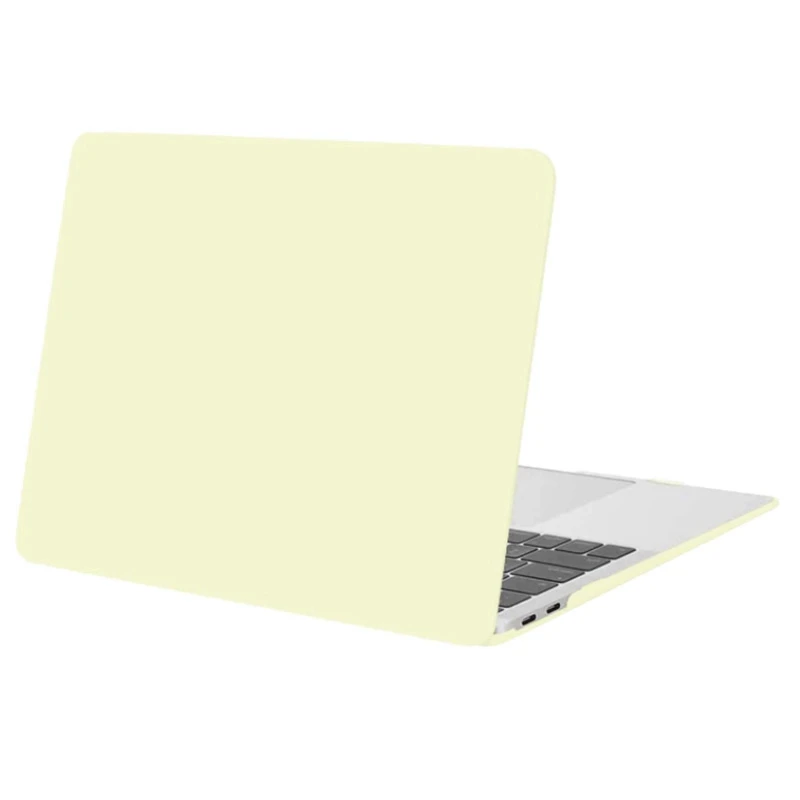 

For Mac Book Air 13 Inch Cream Shell Ultra-Thin Snap-On Anti-Scratch Laptop Case Protective Shell Which