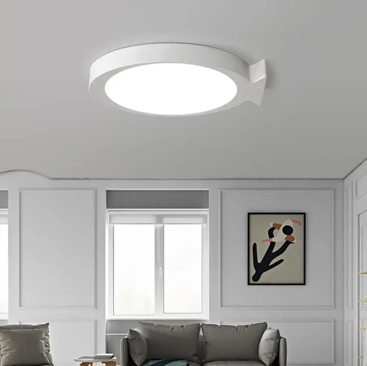 Скандинавская Светодиодная потолочная лампа простой креативный