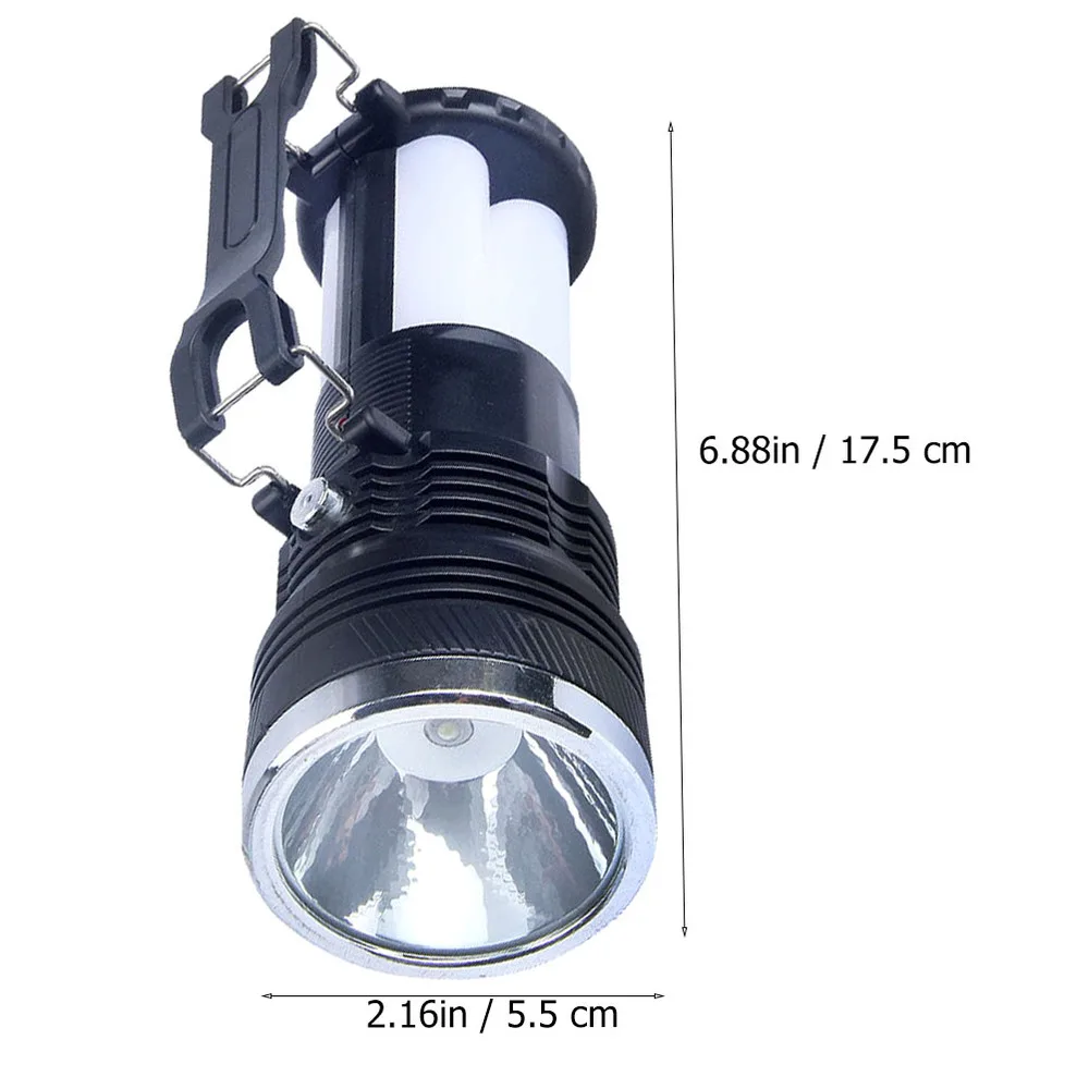 

1PC Solar Outdoor Camping Light Tent Light Torch Emergency Light (US Plug Black)
