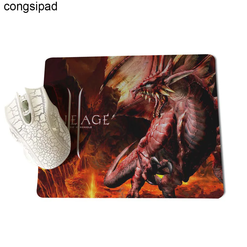 Congsipad уникальный дизайн lineage 2 Лучшая игра Пользовательские Коврики для мыши резиновый коврик не оверложенный Коврик для компьютерной мыши дизайн собственный коврик для мыши