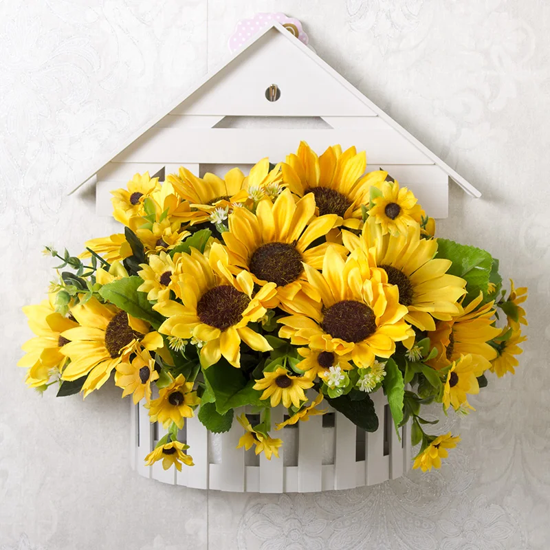 Скандинавский искусственный цветочный набор настенная подвесная ваза