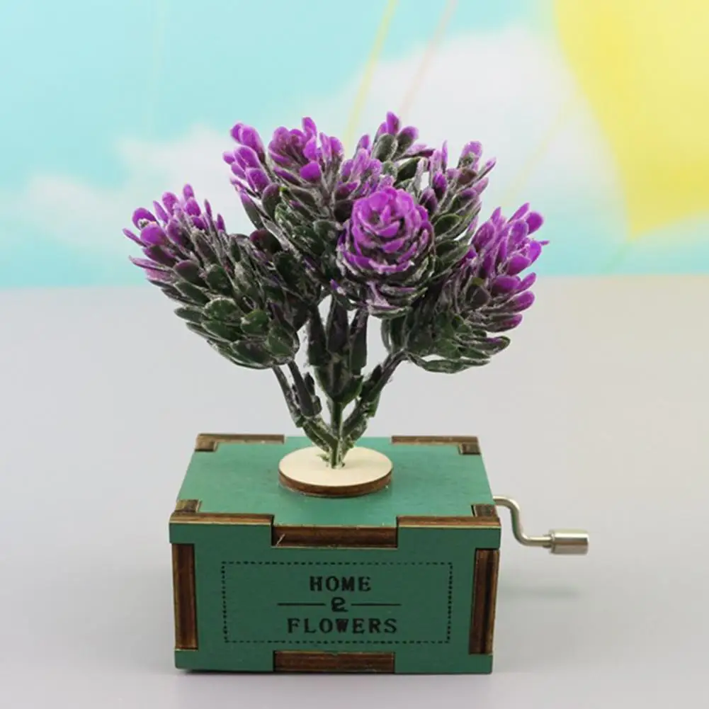 Музыкальная шкатулка GloryStar ручной работы лаванды креативный Рождественский