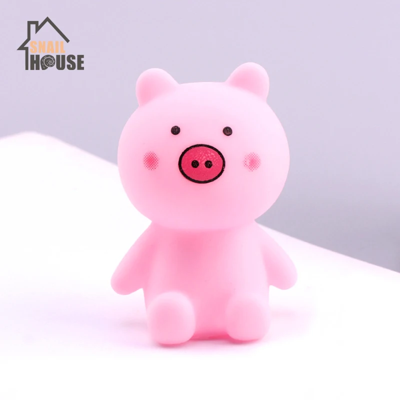 Snailhouse 3 шт./набор мягкая милая розовая собака резиновая игрушка для животных