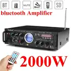 Цифровой Hi-Fi усилитель SUNBUCK, 220 В, Bluetooth, Аудиопроцессор, USB-разъем, стереоусилители для караоке, MP3DVD, домашнего кинотеатра