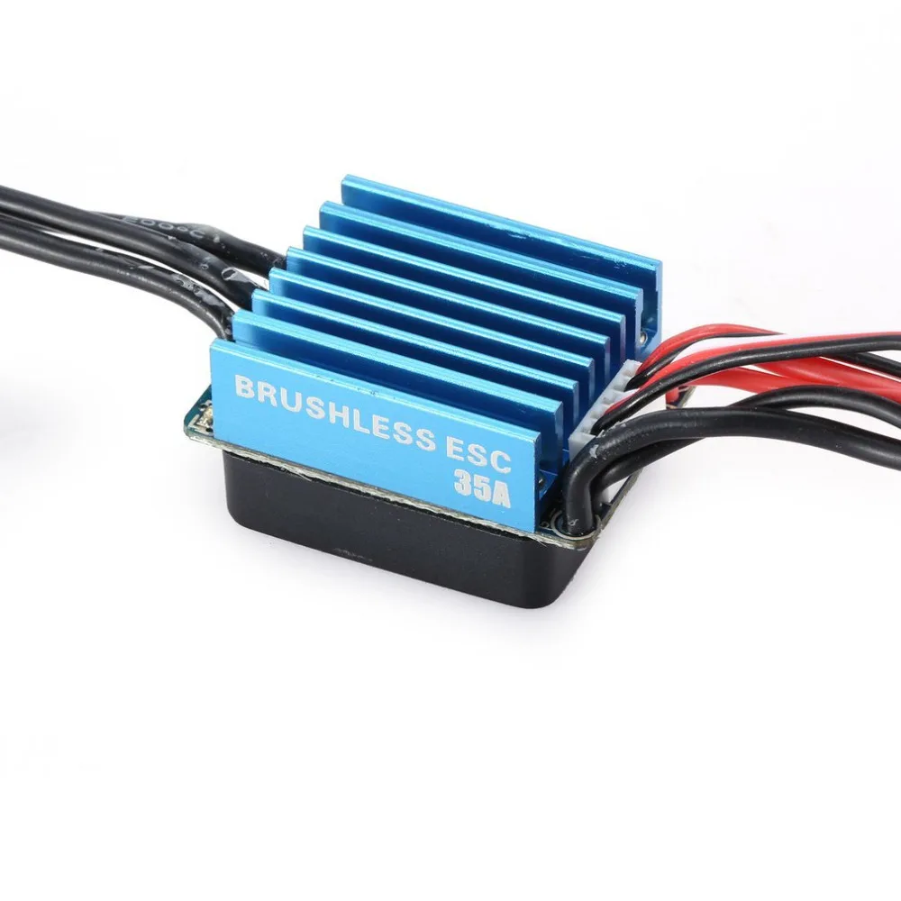 Бессенсорный бесщеточный двигатель RC 2440 6800KV / 4600KV 4000KV с 35A бесщеточным ESC для 1/14 1/16