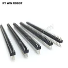 10 шт. 80 штырьков 2x40 однорядные штекерные 2,54 ломающиеся штырьковые соединительные ленты