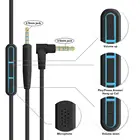 Аудиокабель от 2,5 мм до 3,5 мм для Bose QC25 35OE 2OE 2iAE2Quiet, удобный кабель для наушников с микрофоном для Iphone и Android