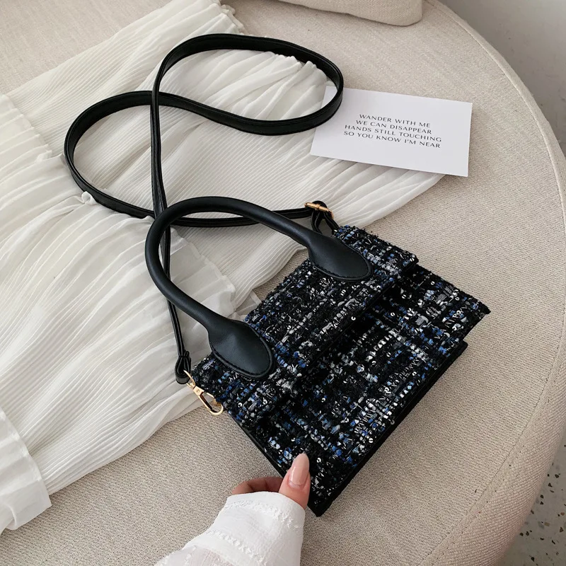 Женская сумка через плечо 2019 Осенняя новая известная шерстяная на брендовая