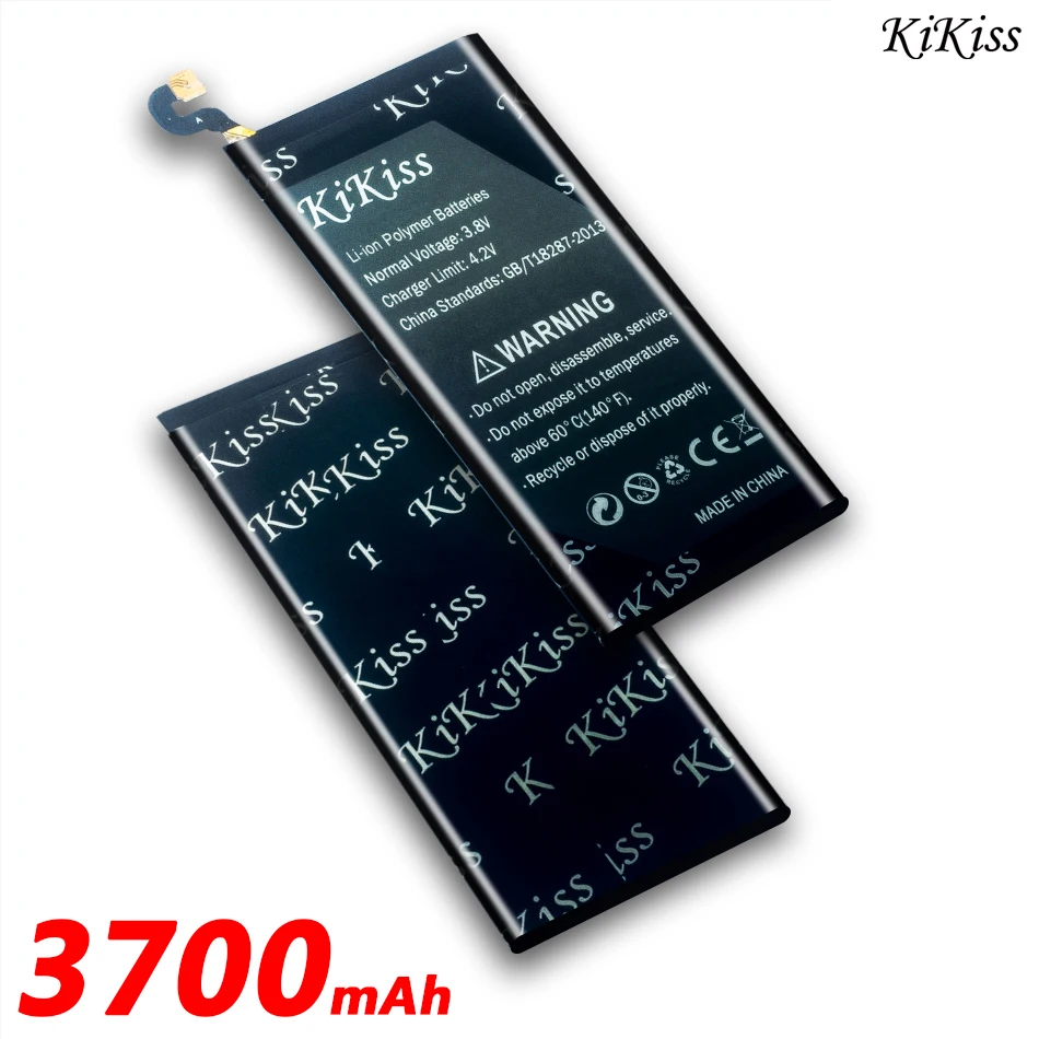 KiKiss батарея для samsung Galaxy S6/S6 Edge Высокая емкость батареи мобильного телефона G920 G920f G925 G925S EB-BG920ABE EB-BG925ABA