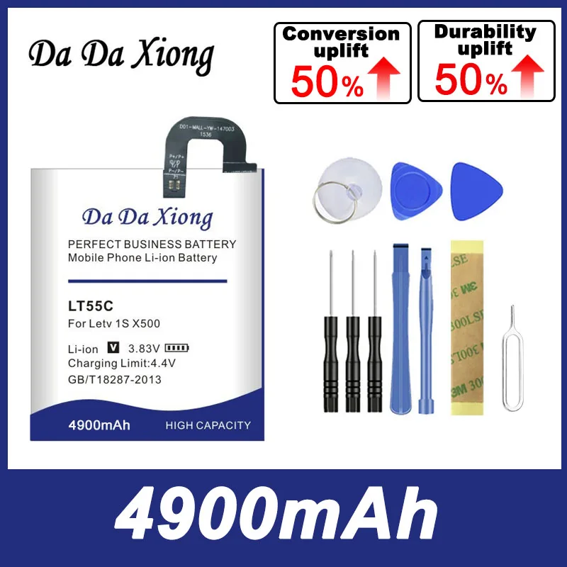 

DaDaXiong 4900mAh LT55C Battery For Letv 1S X500 Bateria