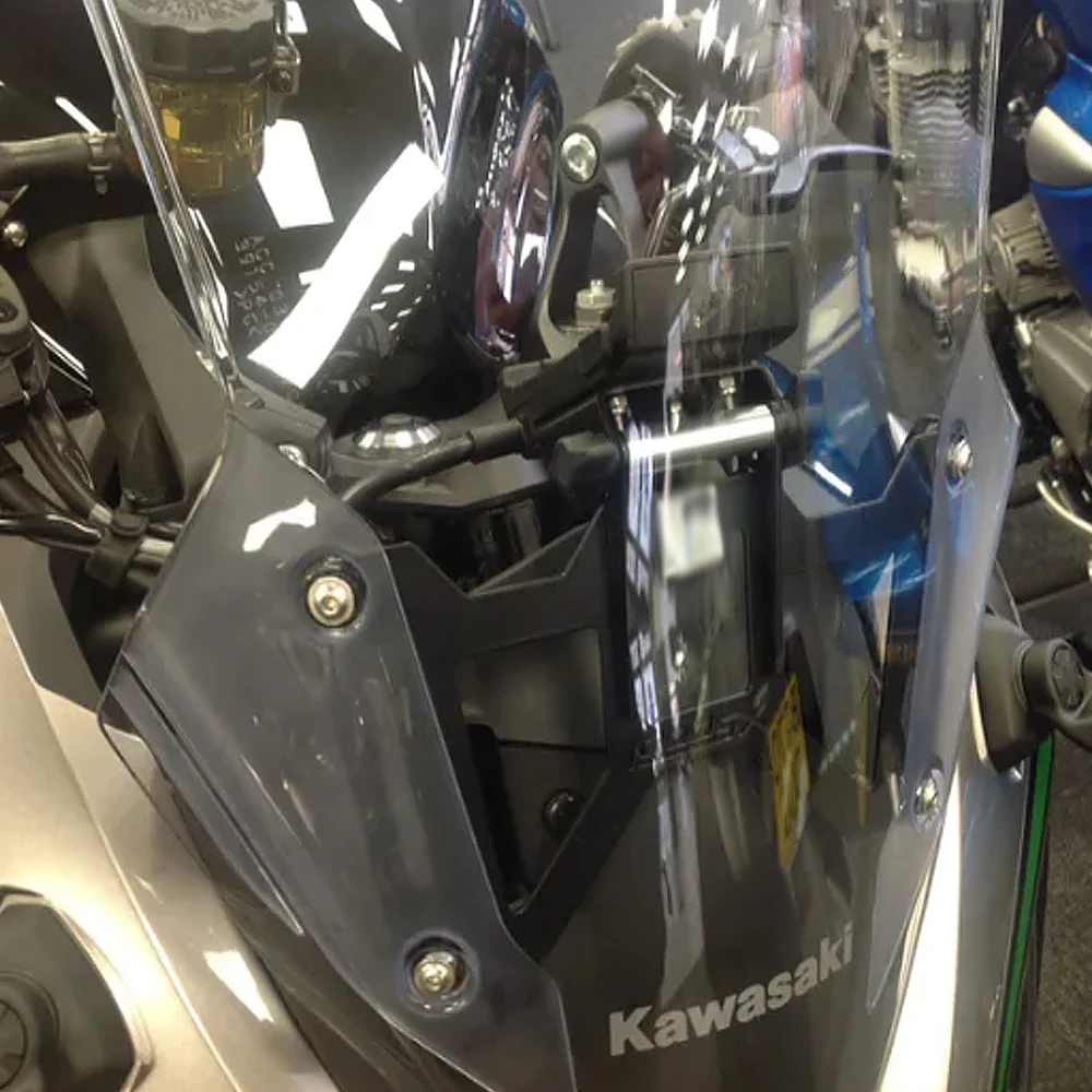 2017 2020 new motorcycle accessories gps navigation bracket phone holder for kawasaki ninja z1000sx z 1000 sx free global shipping