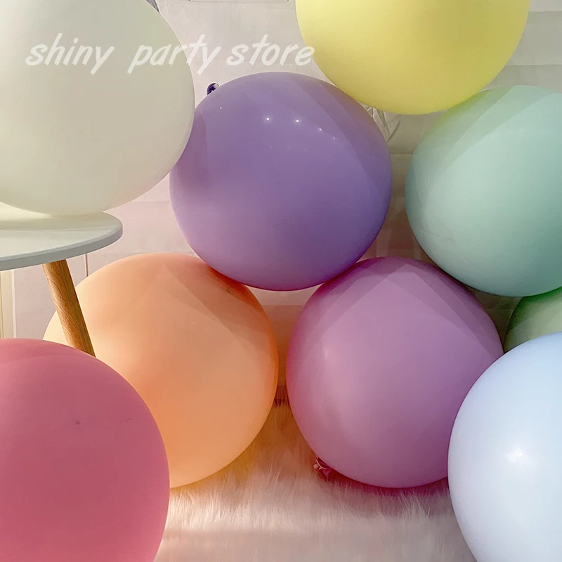 Классические красочные матовые шары-макароны украшение для дня рождения