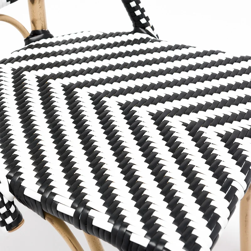 Уличная столовая садовый обеденный стул Отель плетеная мебель открытый воздух