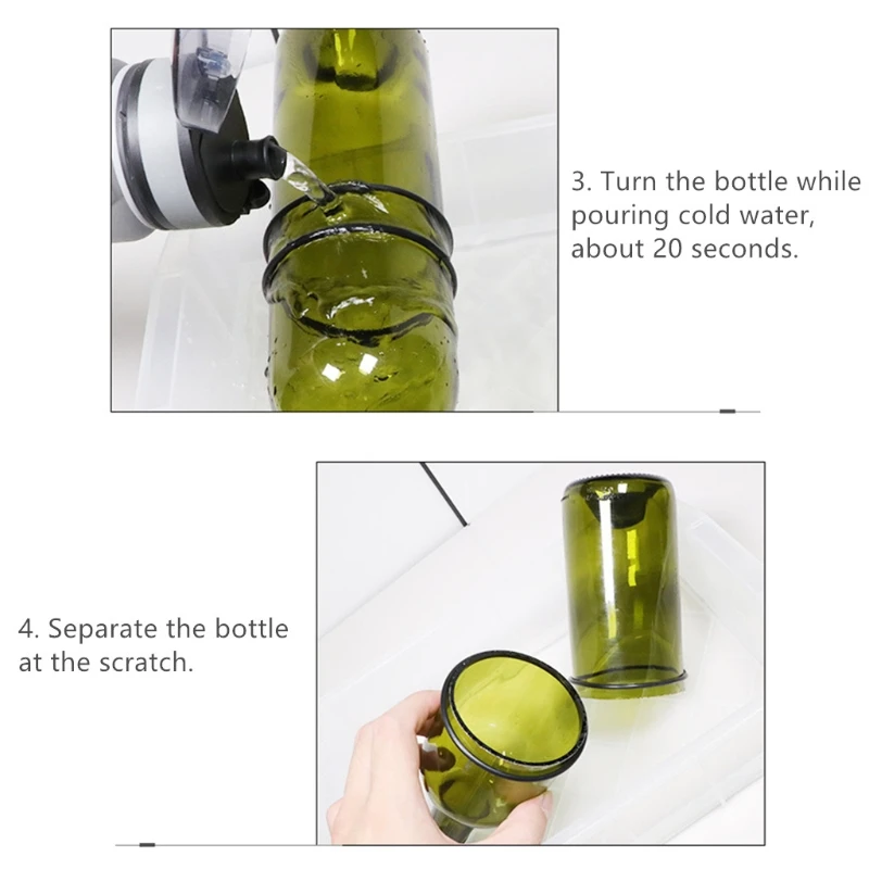 Фоторезак для разрезания вина огромное количество стеклянных бутылок полный