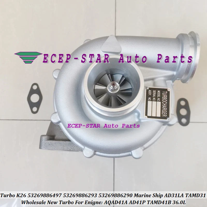 Фото Turbo K26 53269886497 53269706497 861260 3802070 860916 83869 для морского корабля AD31L-A AD31P-A TAMD31 AQAD41A AD41P TAMD41B 36.0L №4