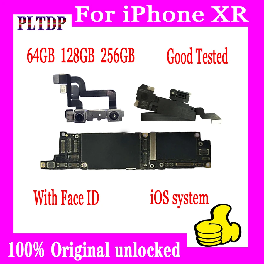 100% оригинальная разблокированная материнская плата с/без Face ID Бесплатный iCloud IOS 64