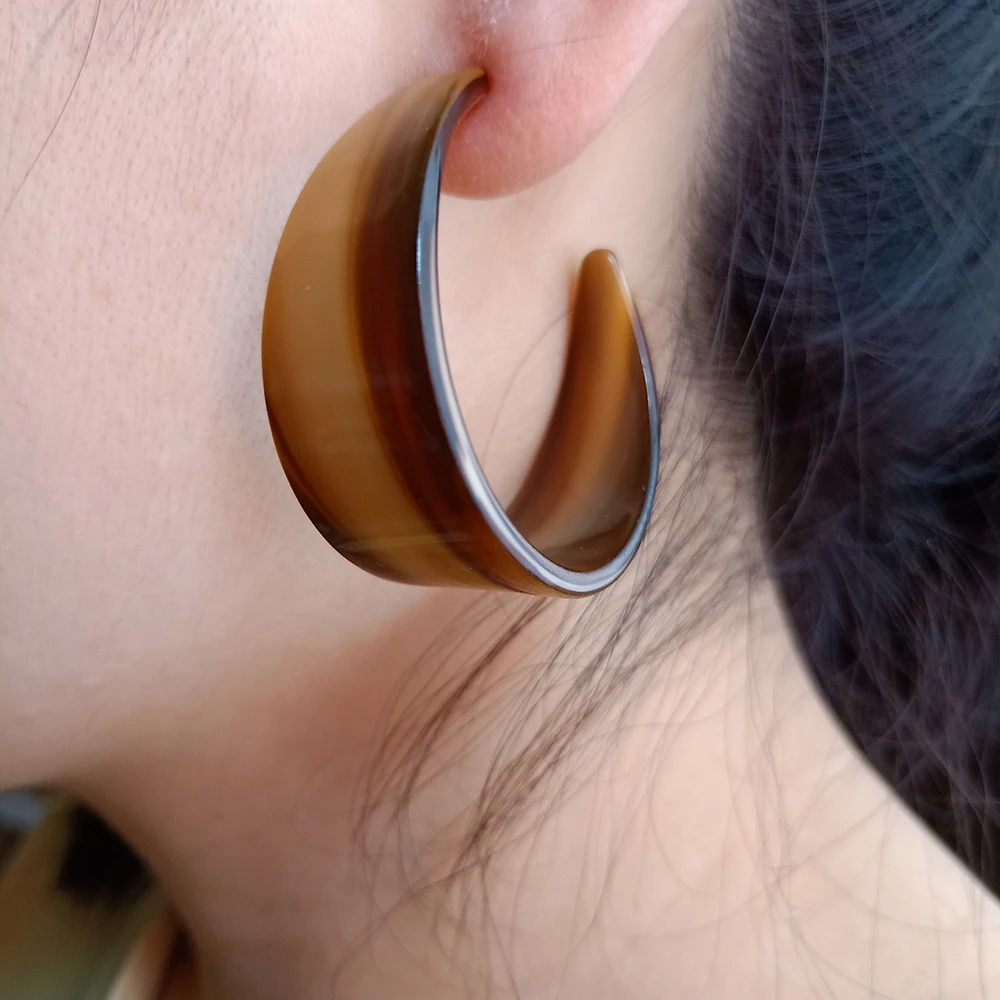 SOHOT Новое поступление Япония Южная Корея дикие женские большие круглые серьги