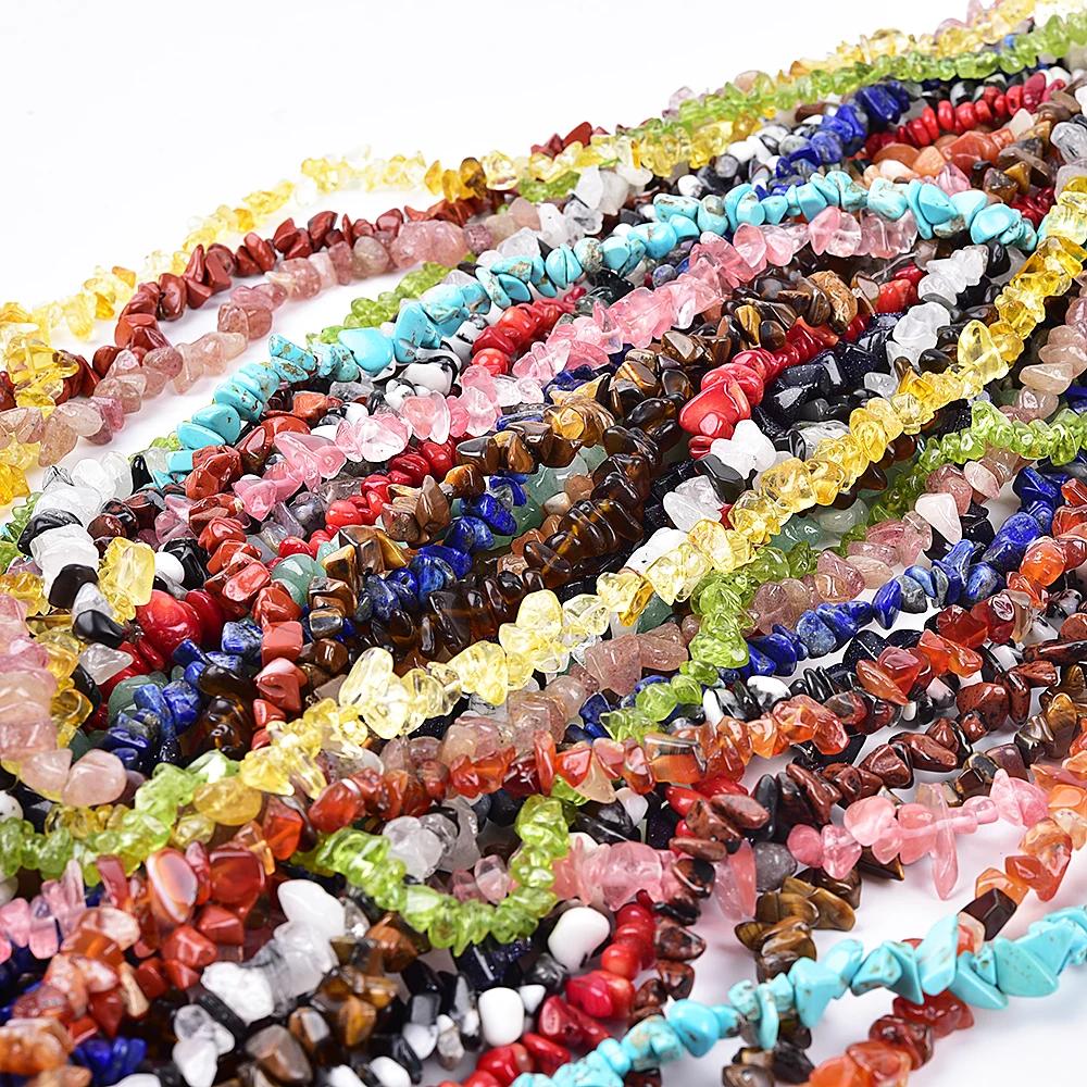 Asingeloo 33-дюймовые бусины из драгоценного камня с имитацией цветов для