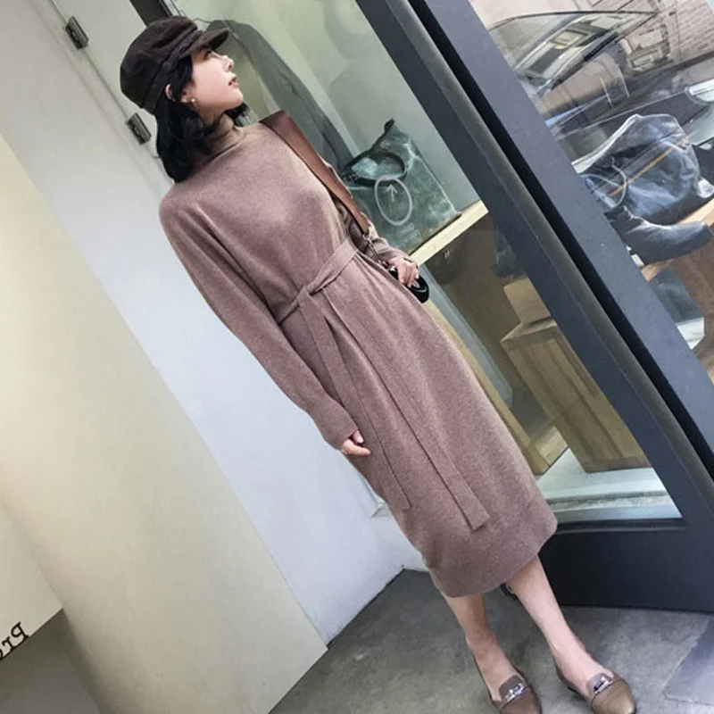 

Свитер женский осенний трикотажный, теплый, однотонный