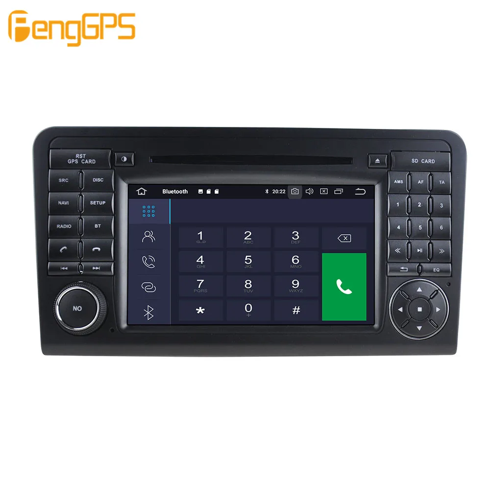 Автомобильный мультимедийный DVD плеер для Mercedes Benz GL ML CLASS W164 ML350 ML50 Android радио GPS